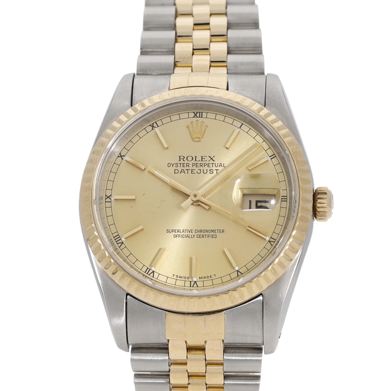 Rolex Automatikuhr Datejust Gold