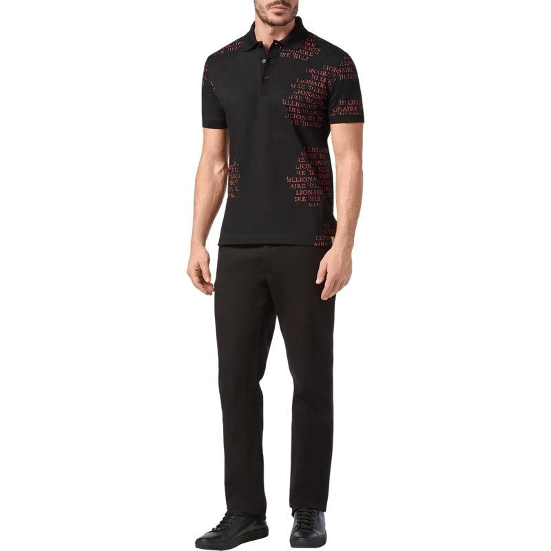 BILLIONAIRE Top Poloshirt rot(Image 3)