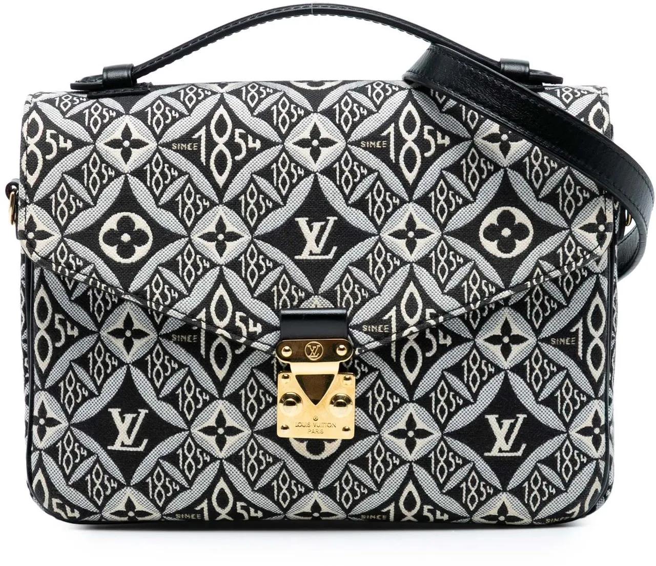Louis Vuitton Hobo Bags - Monogram Jacquard Since 1854 Pochette Metis - Gr. unisize - in Schwarz - für Damen