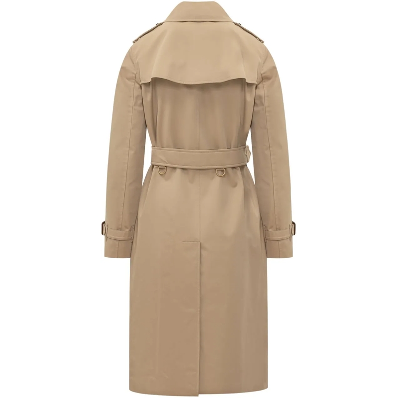 Burberry Trenchcoat Kensington Trench Lungo con Cintura beige(Image 2)