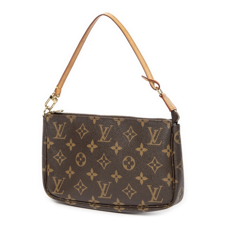 Louis Vuitton Crossbody Bag Accessory Pouch braun