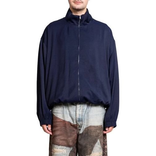 Acne Studios Vestes en duvet FLUID TRACKSUIT JACKET NAVY blau