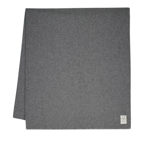 TOTEME Leichter Schal Wide Classic Scarf - Wool - Grey Grey