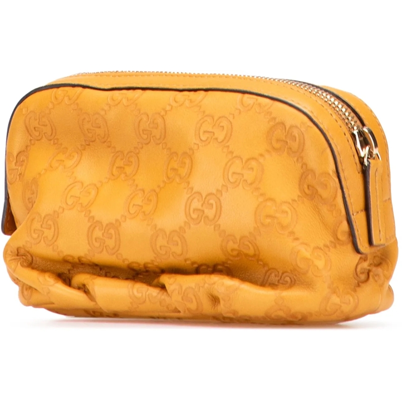 Gucci Necessaire Guccissima Pouch gelb