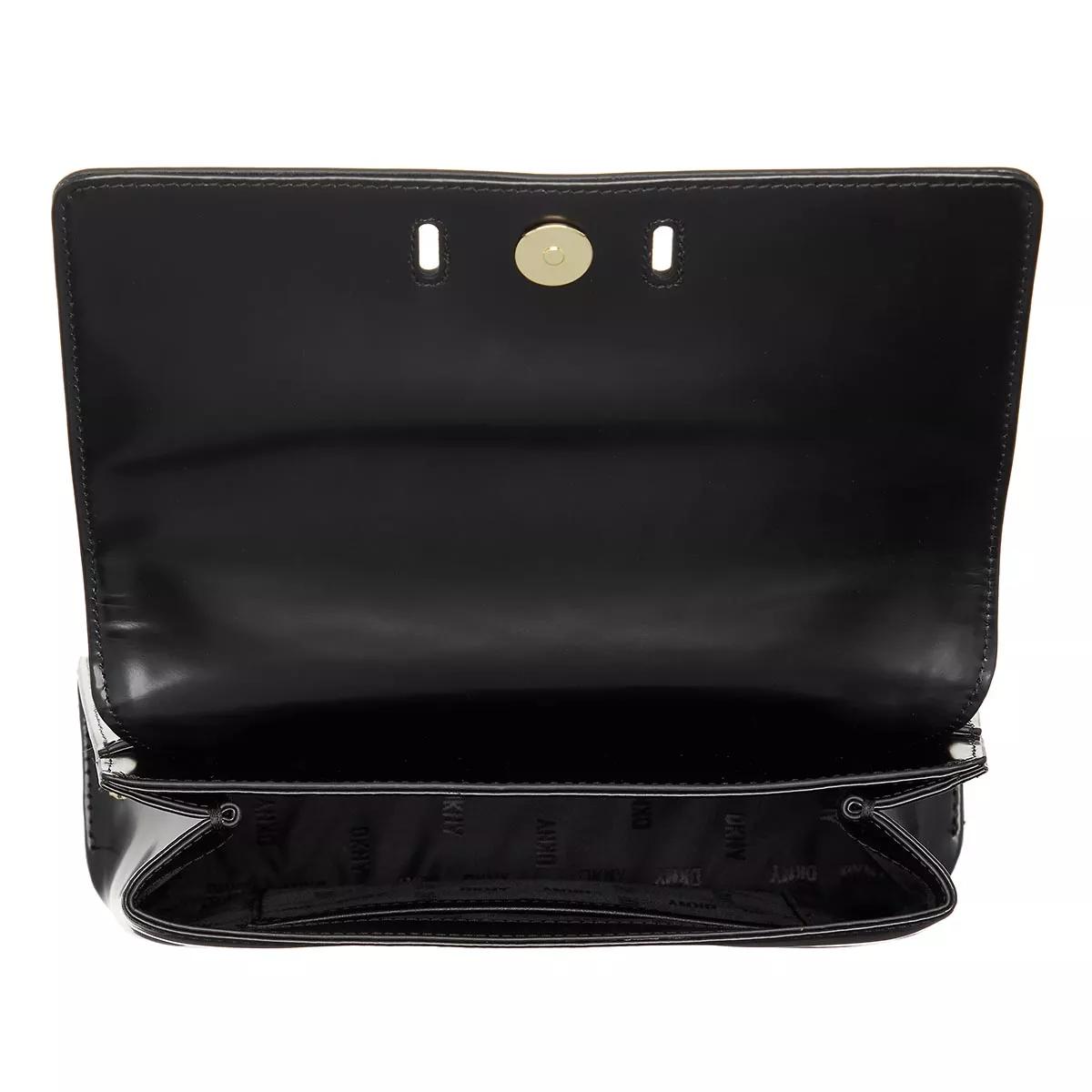 Dkny black cheap clutch bag