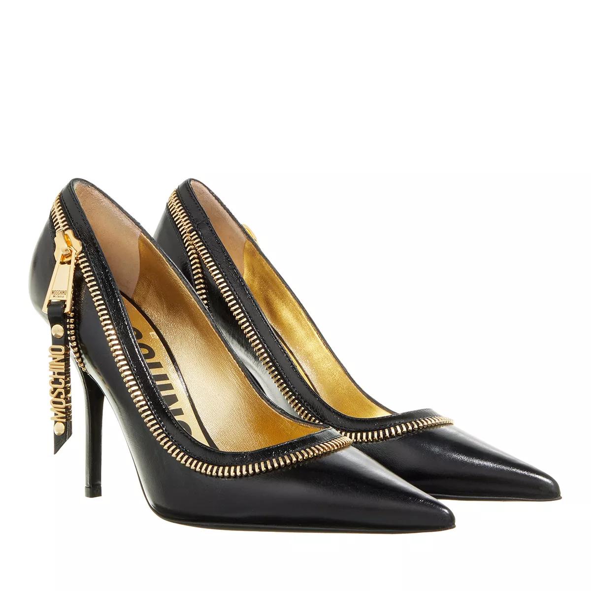 Moschino Pumps & High Heels - Zipper Detail Pump - Gr. 37 (EU) - in Schwarz - für Damen