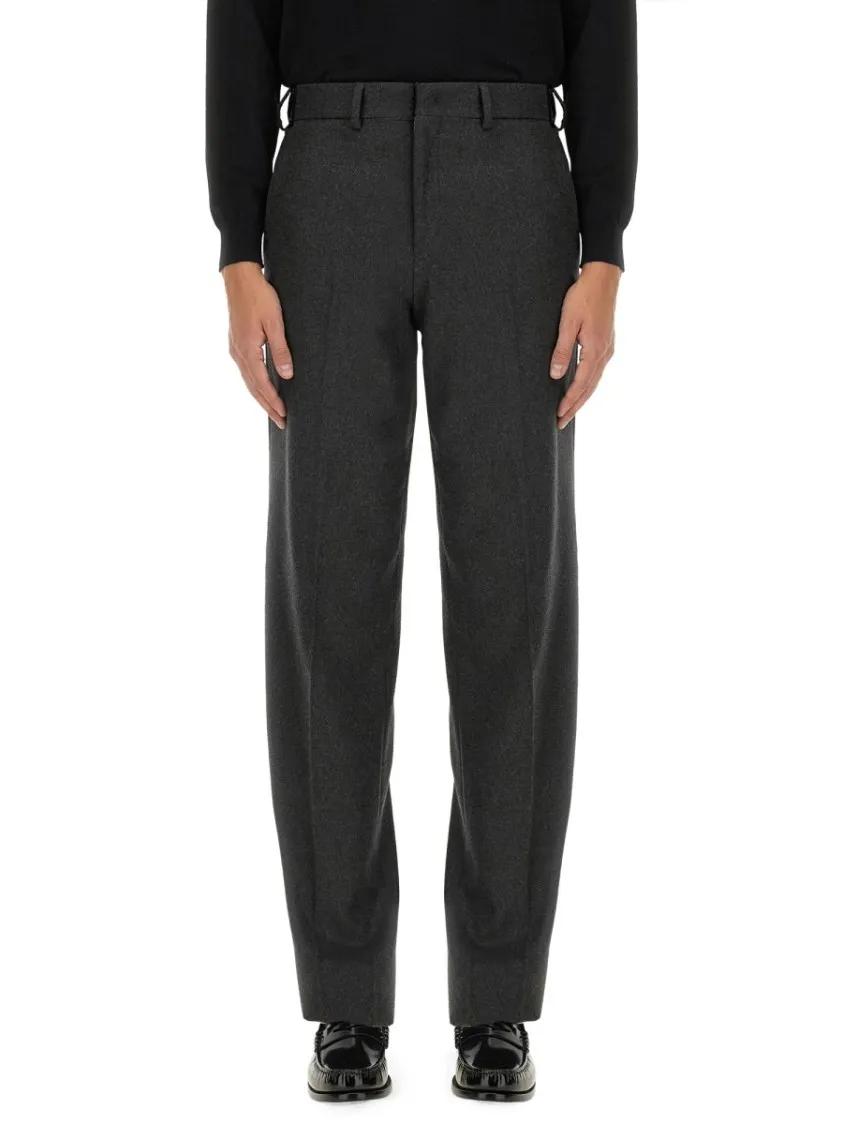 Thumbnail - Fendi - Tailored Cashmere Blend Pants - Größe 48 - grau