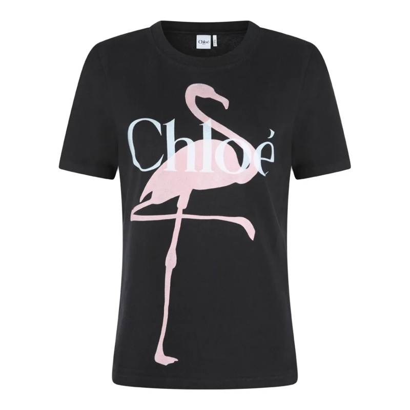 Chloé T-shirt Black Cotton T-Shirt Black