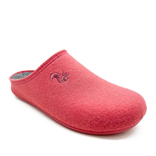 thies Pantoffel thies 1856 ® Recycled PET Slipper vegan coral (W/X mehrfarbig