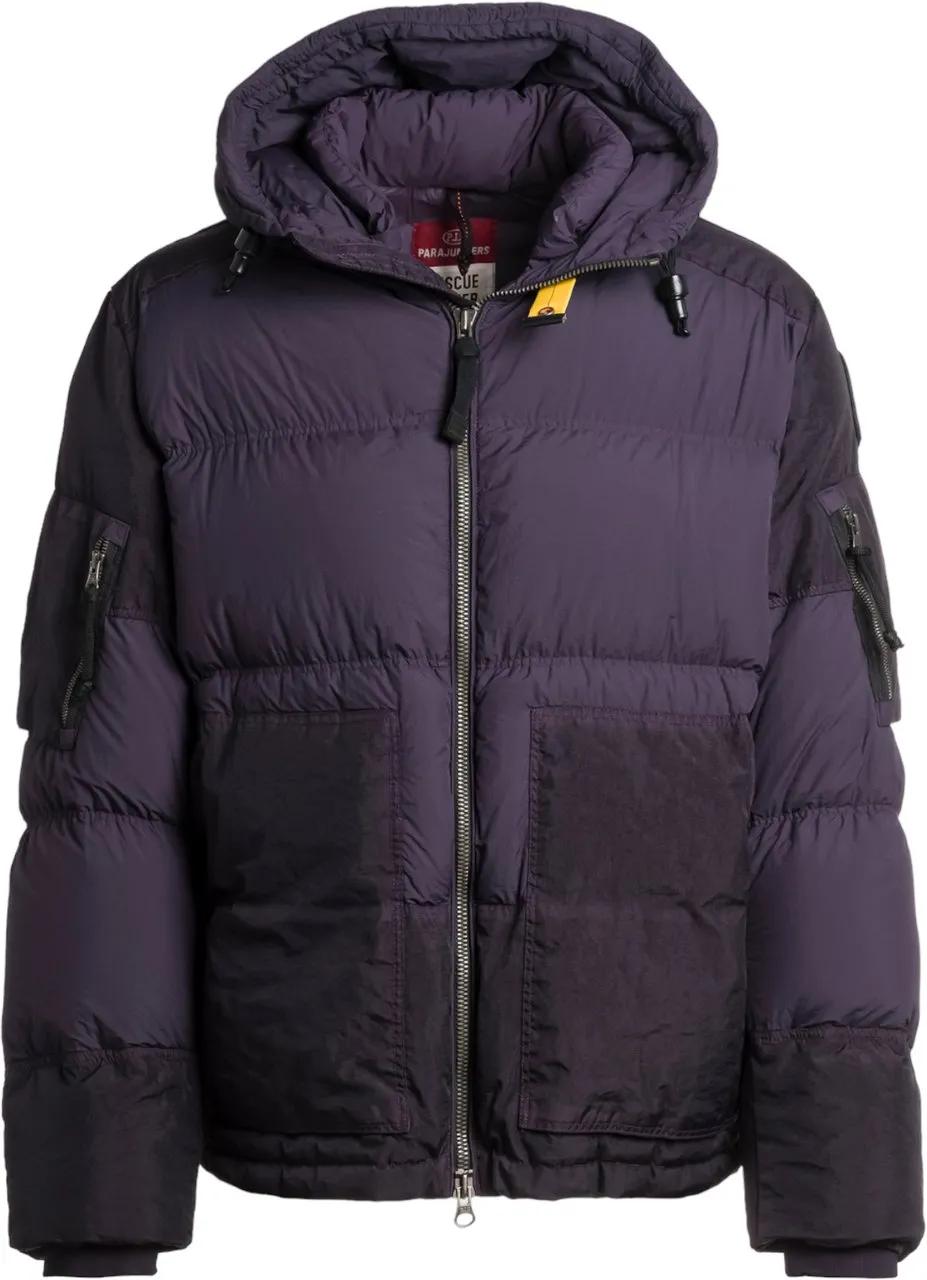 Thumbnail - Parajumpers - Doudoune Tomcat bimatiere capuche Velvet Parajumpe - Größe XL - orange