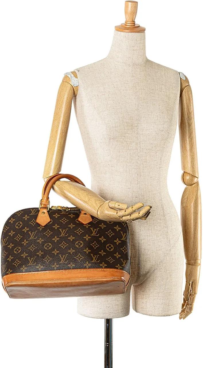 Louis Vuitton Totes & shoppers Monogram Alma PM in bruin