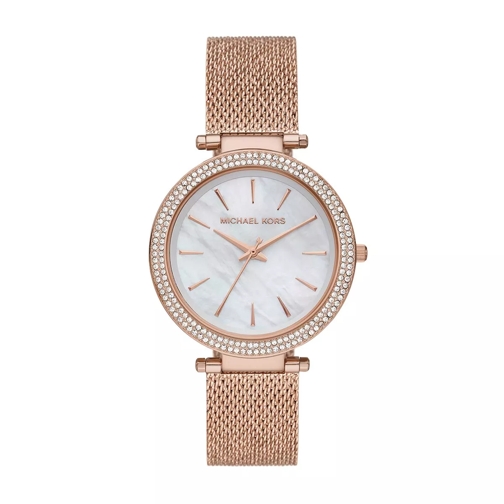 Michael Kors Darci Leather Watch Rose Gold Dresswatch