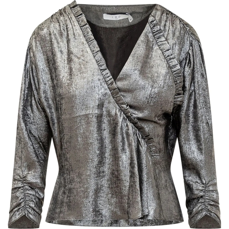 Iro T-Shirt Top Clariel silber