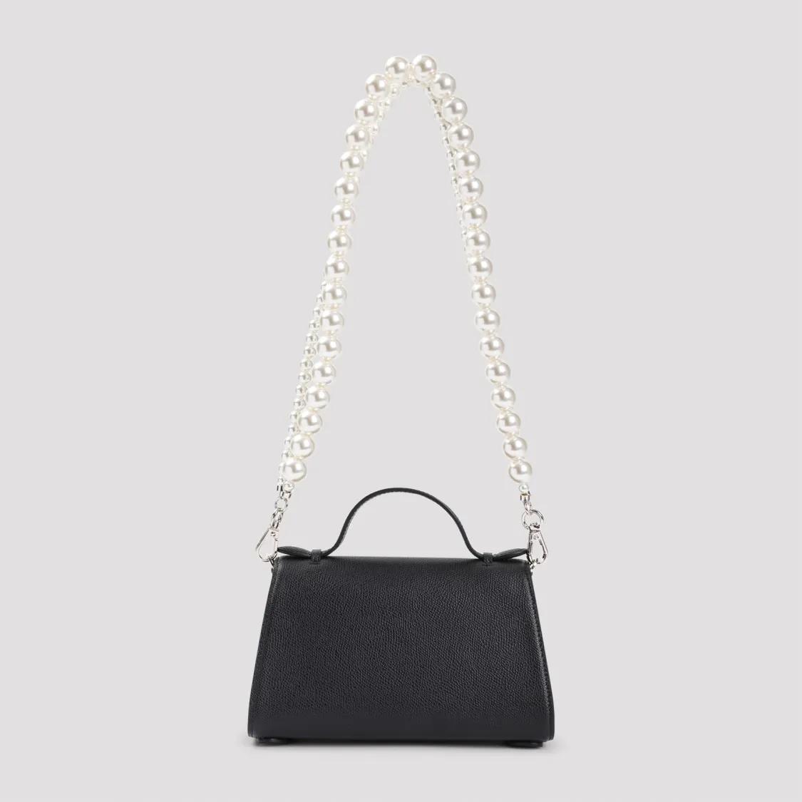 Simone Rocha Shoppers Black Valentine Crossbody Bag in zwart