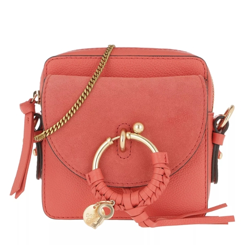 See By Chloé Joan Camera Bag Leather Wooden Pink Borsetta a tracolla