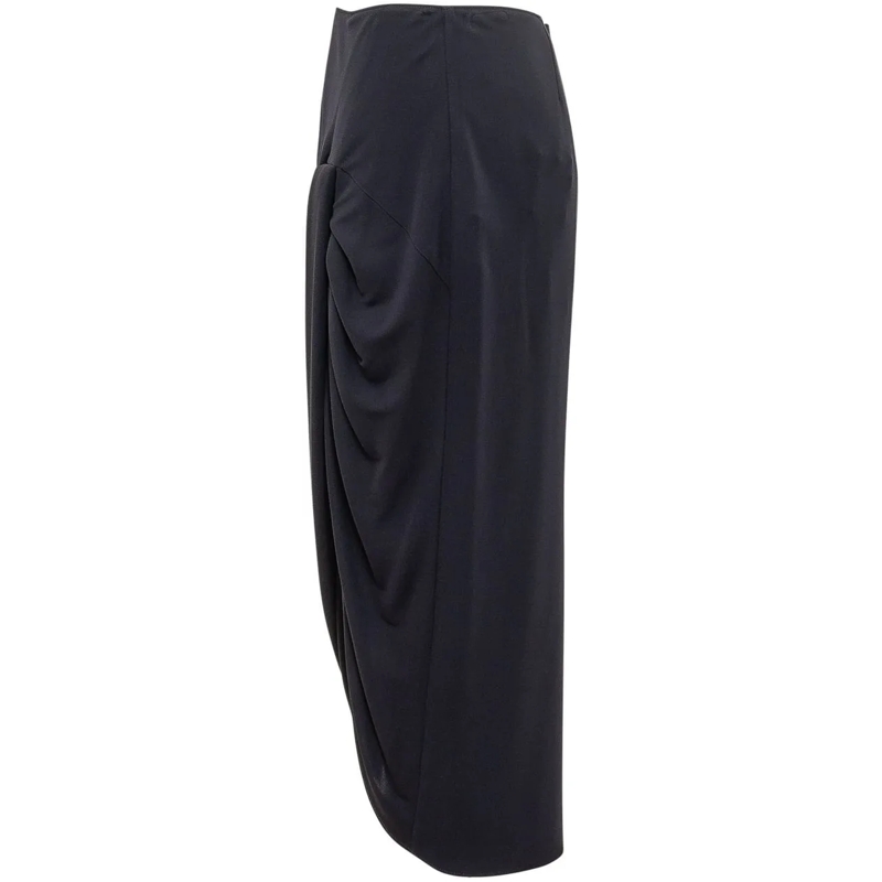 Stella McCartney Jupe longue Gonna Drapeggiata schwarz(Image 3)