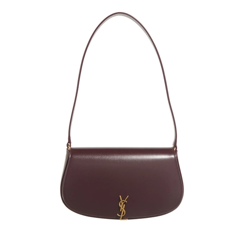 Saint Laurent Schultertasche Ysl Hobo Demi Lune Hot Wine