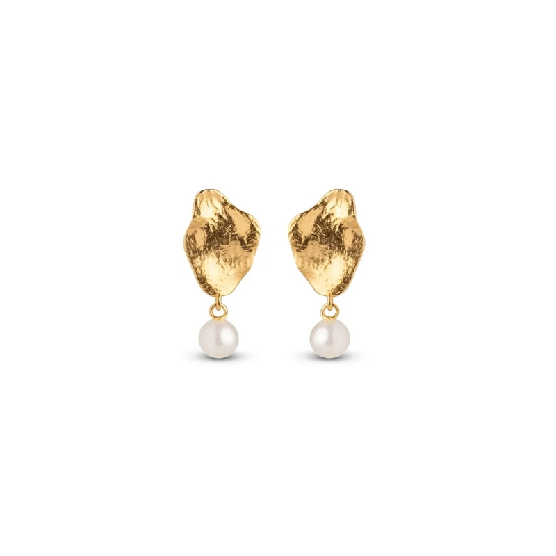 ENAMEL Copenhagen Créoles Ohrringe Gold