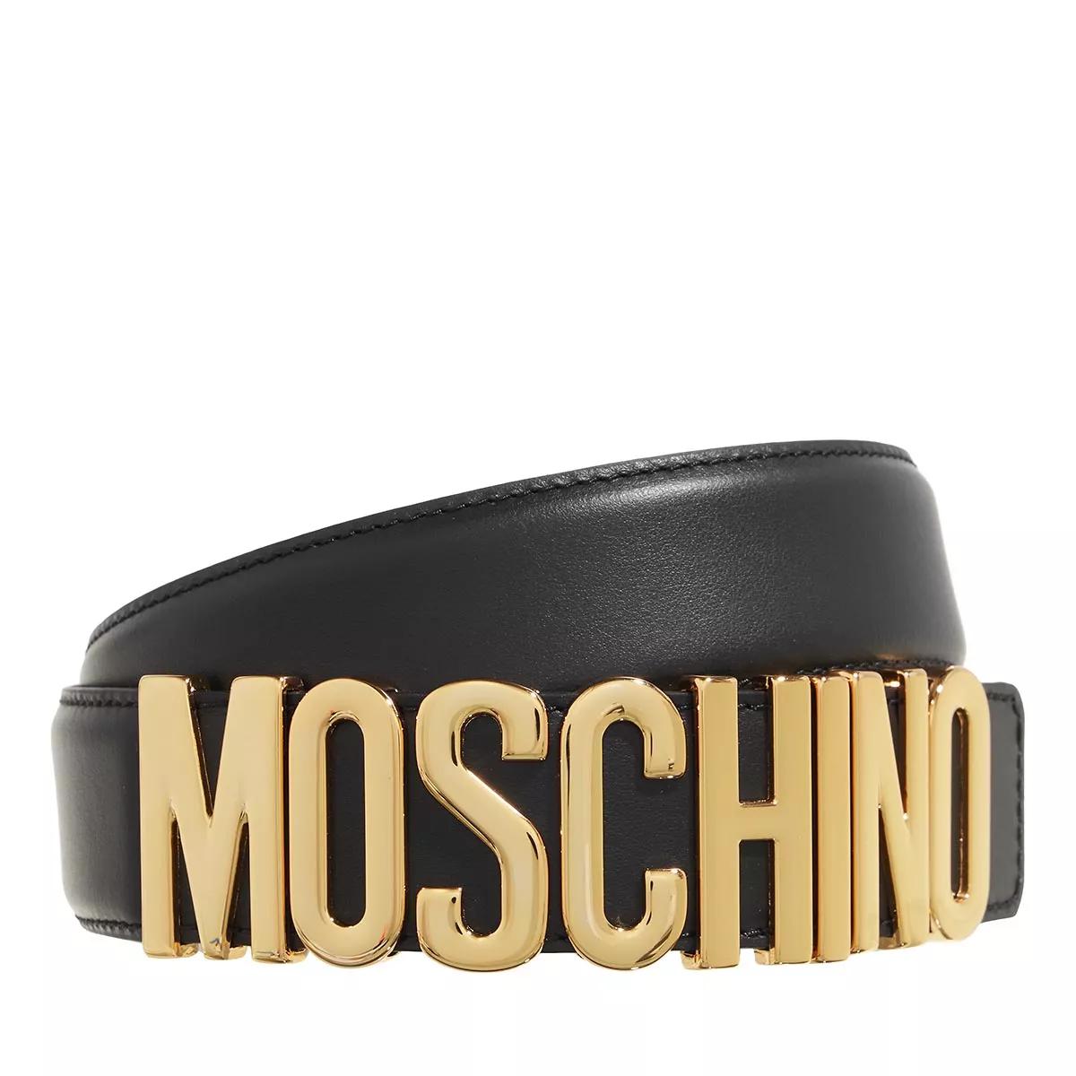 Black moschino belt best sale