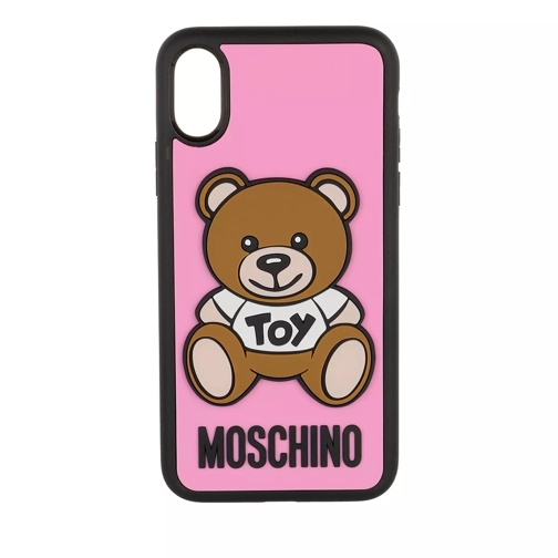 Moschino iPhone Cover Toy X/XS Fantasia Rosa Handyhülle
