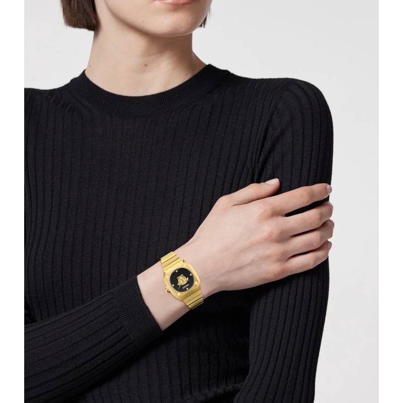 Versace Quarzuhr Quarz-Analoguhr Medusa Antares gold(Image 4)