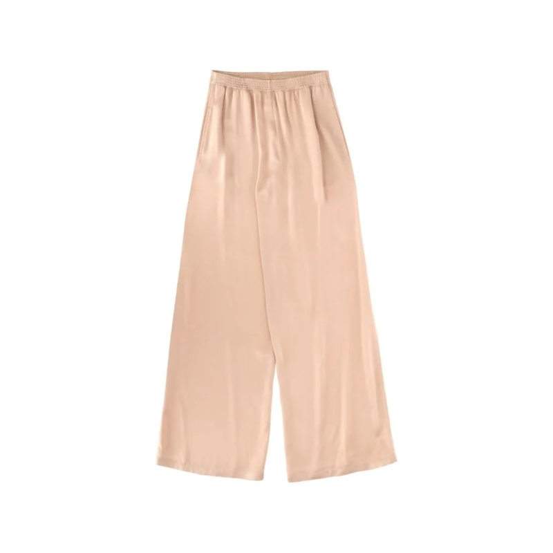 Fabiana Filippi  Wide-Leg Trousers With Elastic Waistband Neutrals