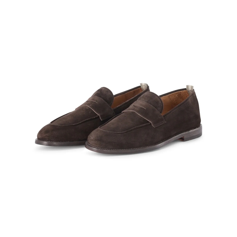 Officine Creative Schnürschuhe Loafer Opera aus Leder braun