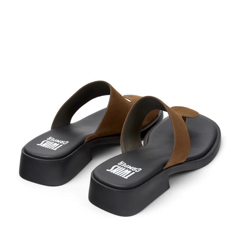 Camper Sandalen Sandalen Dana Twins mittel-braun(Image 3)