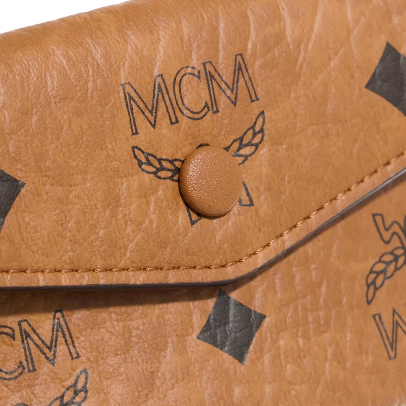 MCM Schlüsselanhänger Aren Visetos Lanyard Fff Co Cognac(Image 4)