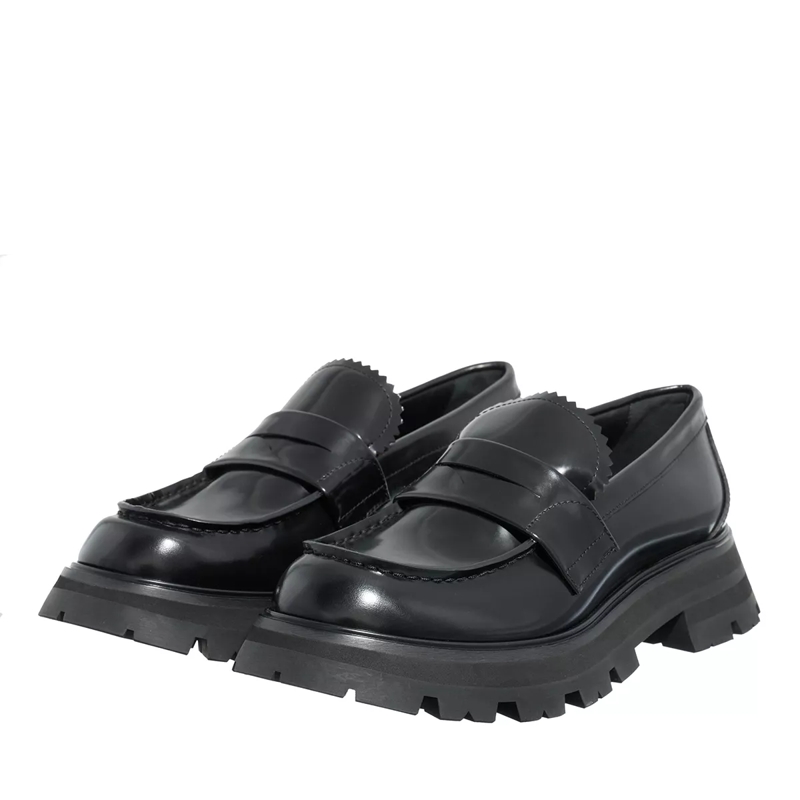 Alexander McQueen Loafer Wander Loafers Leather Black