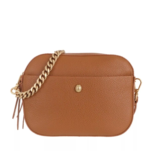 Coccinelle Cocci Tote Leather  Caramel Crossbody Bag