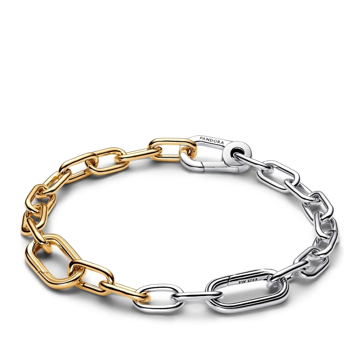 Pandora Link bracelet Sterling silver 14k gold plated Armband