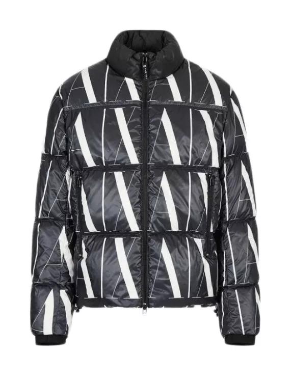 Armani Exchange Black Puffer Jacket Black | Piumini