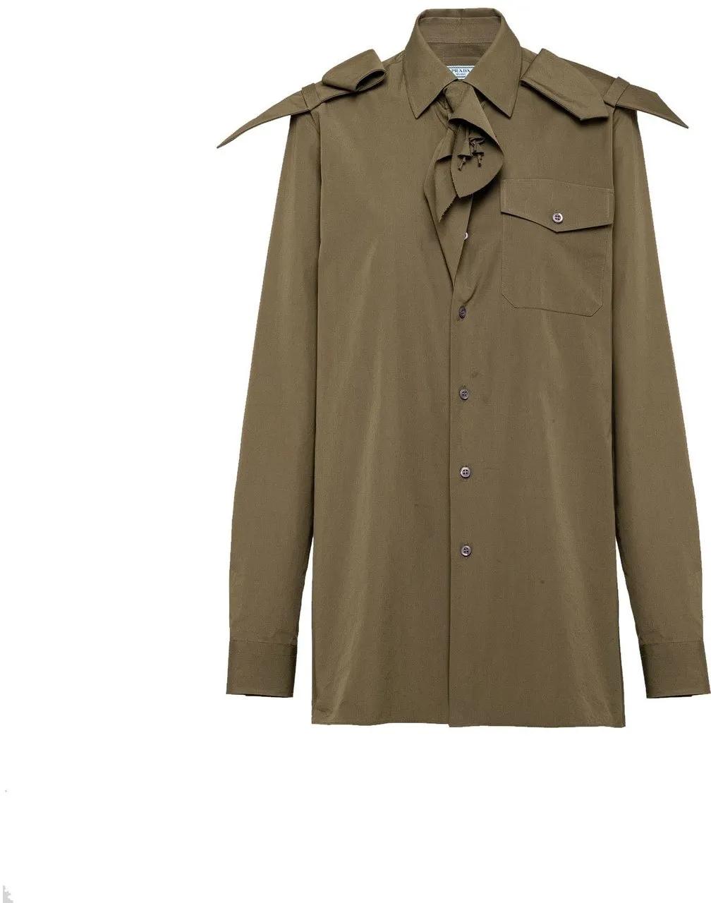 Thumbnail - Prada - Cotton Shirt - Größe 40 - green