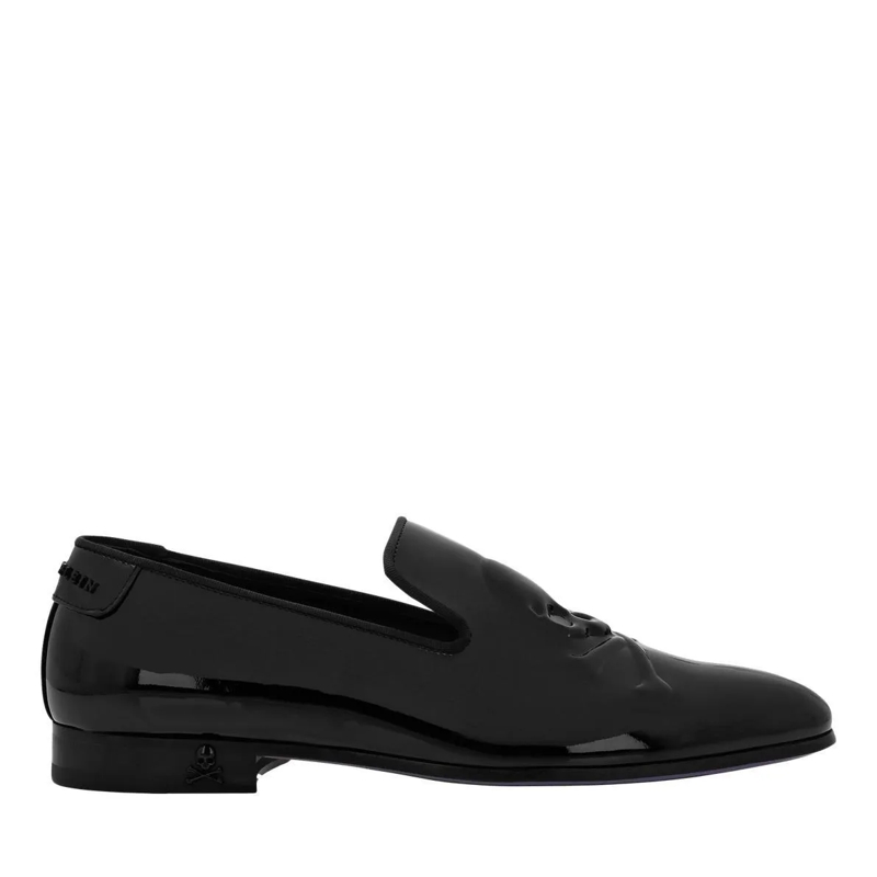 Philipp Plein Slip-On-Sneaker Loafer Skull Bones schwarz