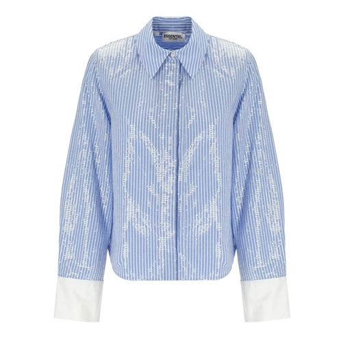 Essentiel Antwerp Shirts ESSENTIEL ANTWERP GIULIANO HELLBLAUES HEMD blau