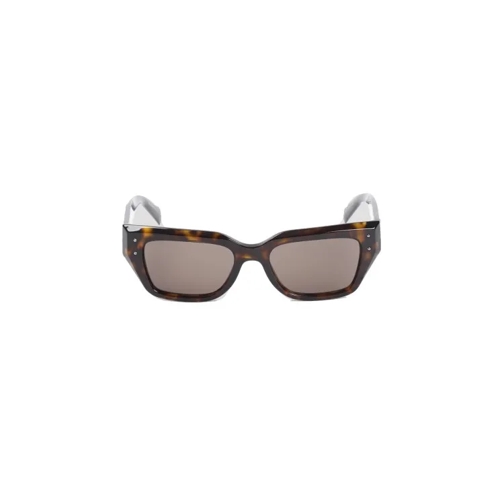 Dolce&Gabbana Havana Brown Acetate Sunglasses Grey Lunettes de soleil