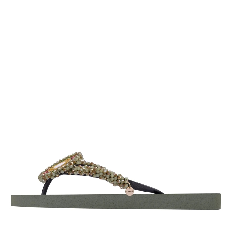 UZURII Flip Flops Zehentrenner Maria Army Green dunkel-grün