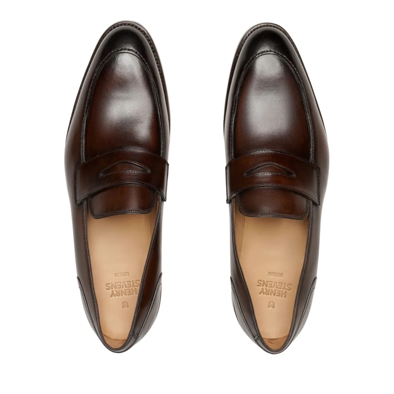 Henry Stevens Monkstraps Loafer Marshall PL dunkel-braun(Image 4)