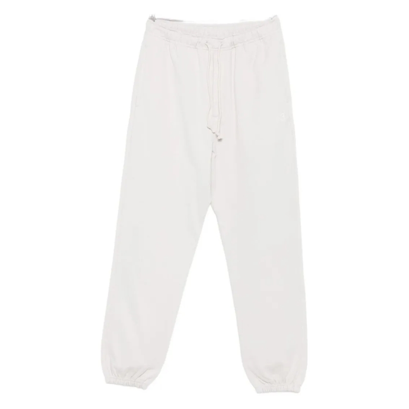 Y-3 Anzugshose Relaxed Beige Trousers With Elastic Waistband White