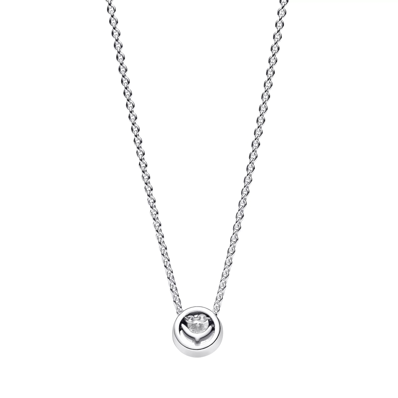 Pandora Mittellange Halskette Sterling silver Cubic Zirconia Silver(Image 3)