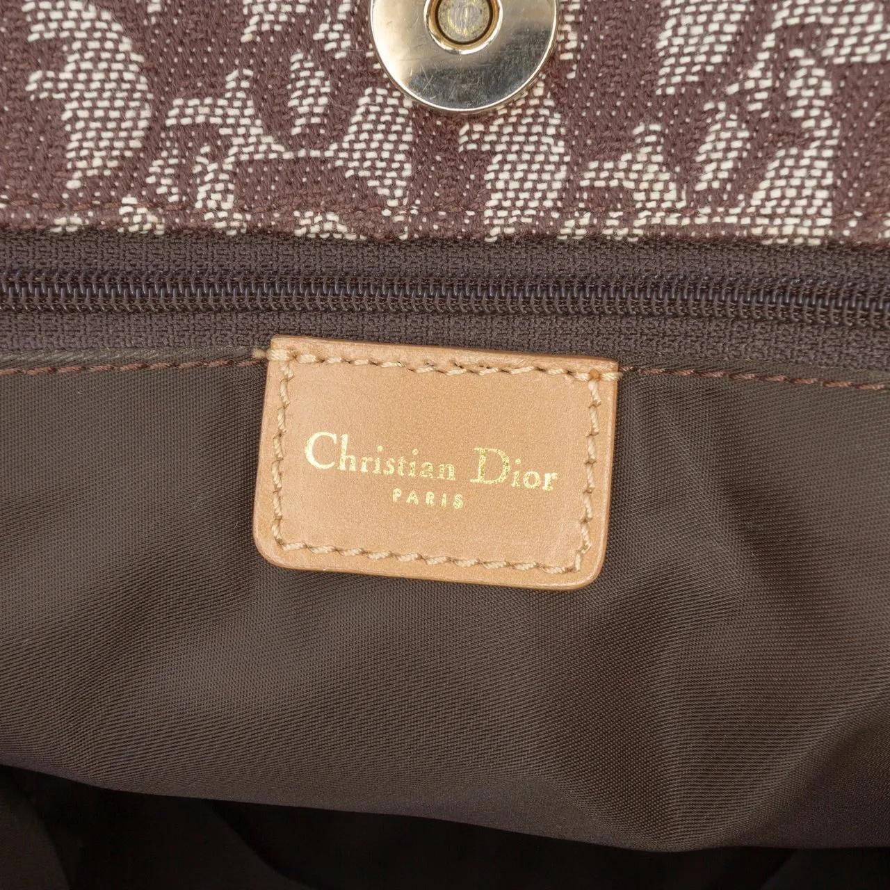 Thumbnail - Christian Dior Shopper - Diorissimo Trotter Canvas Tote - Gr. unisize - in Braun - für Damen