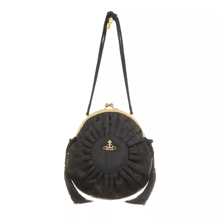 Black round cross body bag sale