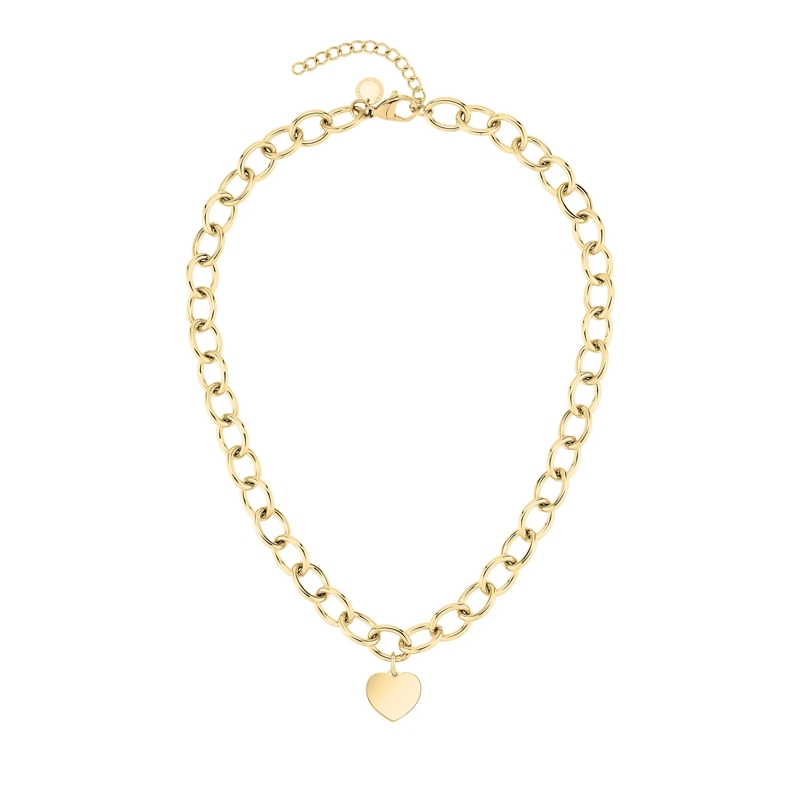 Liebeskind Berlin Mittellange Halskette Edelstahl My Heart gold(Image 2)