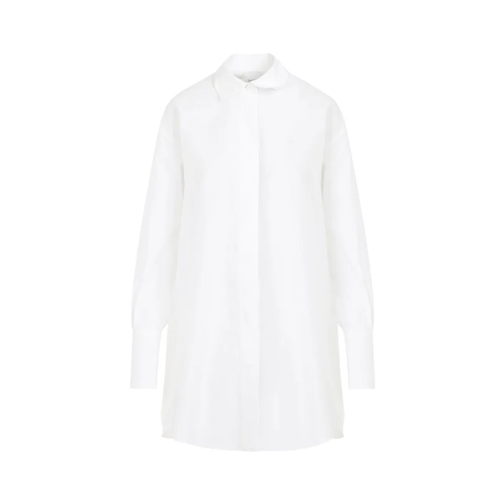 Patou Mini-Kleider White Cotton Mini Shirt Dress White