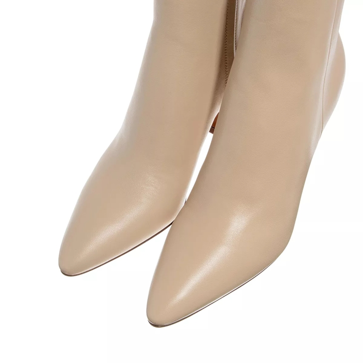 Nude leather ankle on sale boots