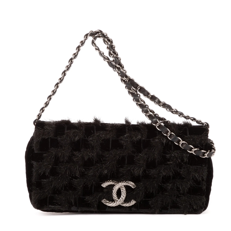 Chanel Crossbody Bag Moscow Single Flap schwarz
