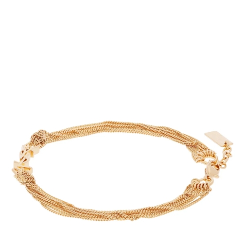 Saint Laurent Armband Cassandre Charm Bracelet Gold