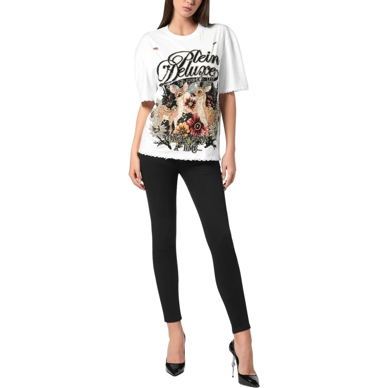 Philipp Plein T-Shirt T-Shirt Man Fit weiss(Image 4)