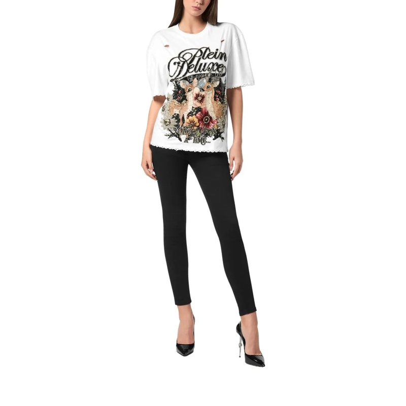 Philipp Plein T-Shirt T-Shirt Man Fit weiss(Image 2)